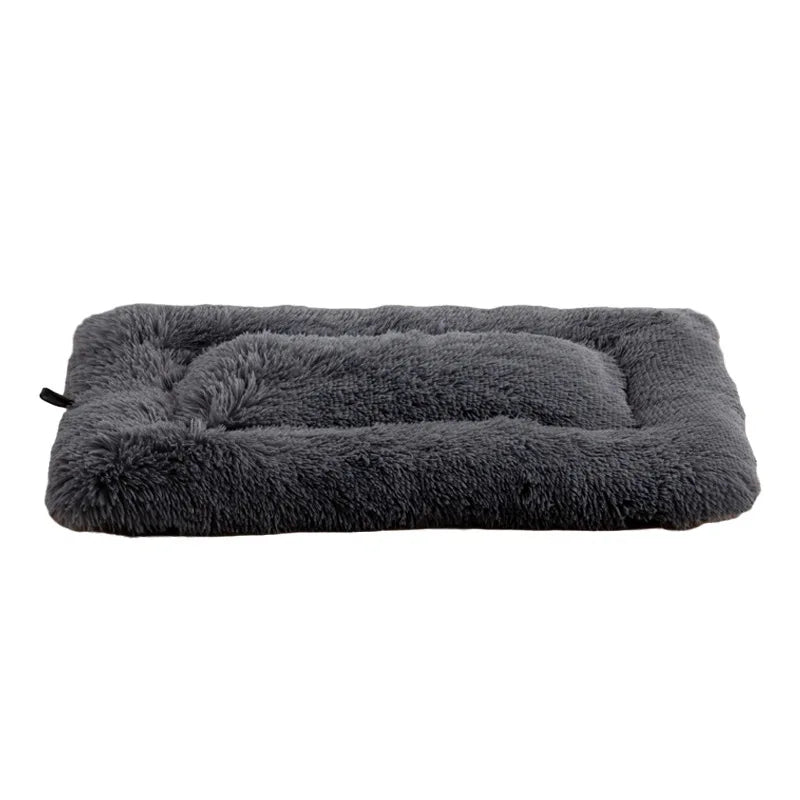 Fyrkantig Plyschbädd för Hund och Katt