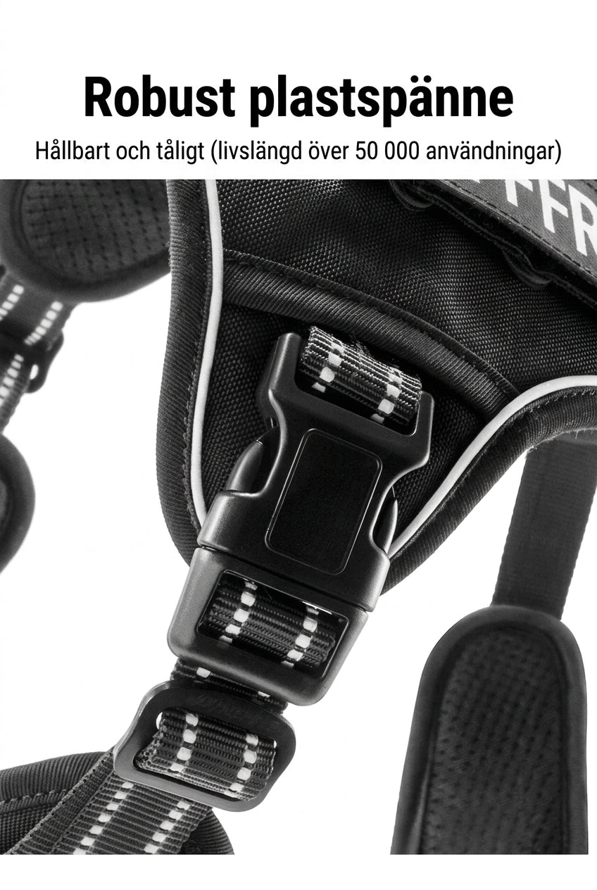 Justerbar Reflekterande Hundsele för Promenad och Träning