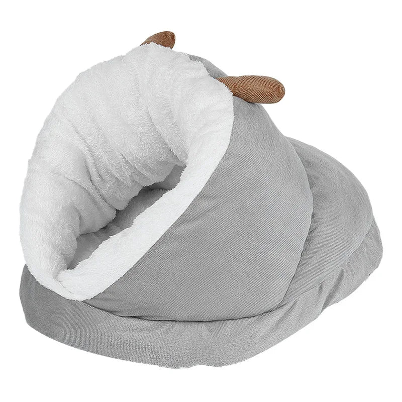 Mysig Plyschgrotta för Katt och Hund