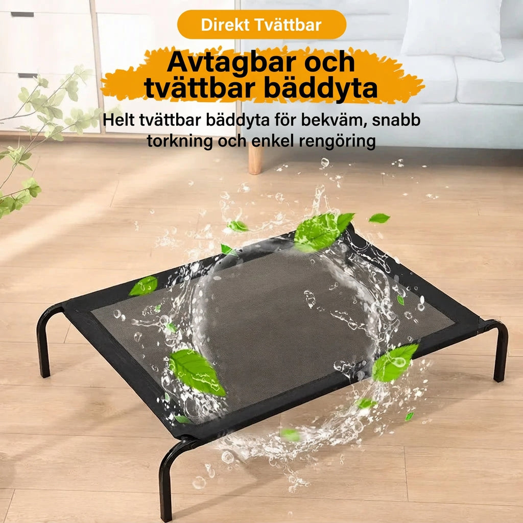 Upphöjd Hundbädd i Andningsbart Nät för Hund och Katt
