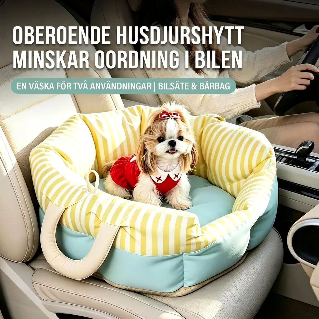 Mångfunktionell Bilbädd för Hund och Katt med Handtag