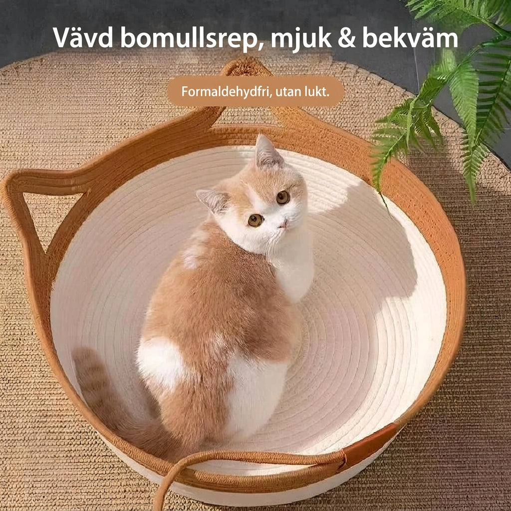 Vävd Katbädd för Katt och Hund