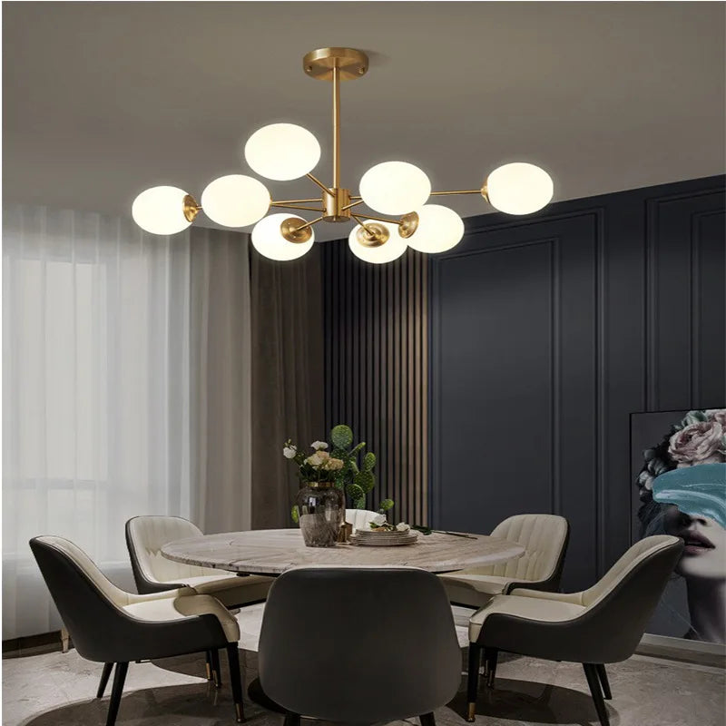 Modern Takkrona i Koppar Elegant och Justerbar