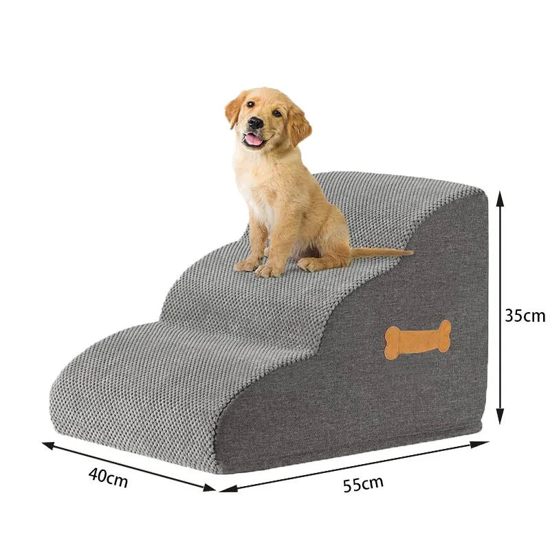 Lyxig Plyschbädd för Hund och Katt