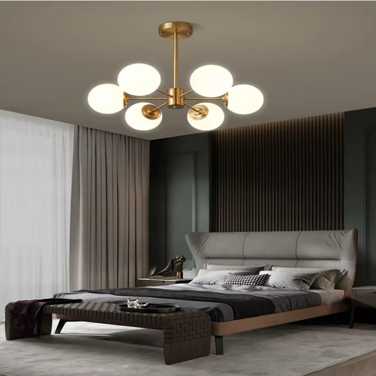 Modern Takkrona i Koppar Elegant och Justerbar