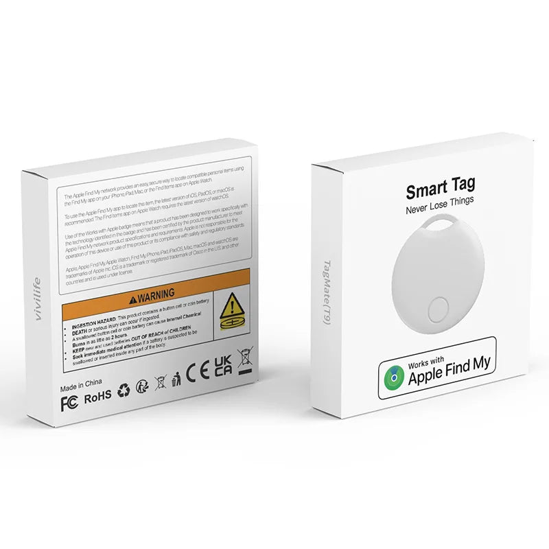 Trådlös GPS-tracker för Apple Find My med tappad-påminnelse
