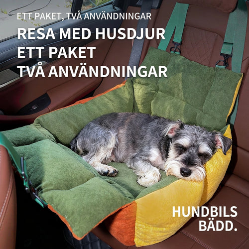 2-i-1 Bilbädd och Transportväska för Katt och Liten Hund