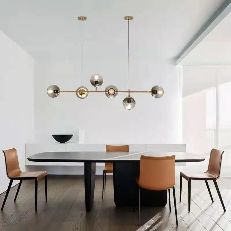 Modern Taklampa i Glas Elegant och Justerbar