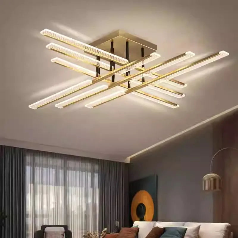 Modern Taklampa i Rostfritt Stål Elegant och Justerbar LR2194