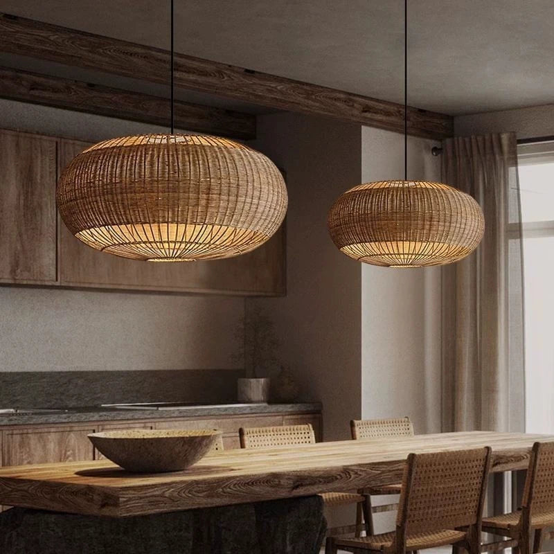 Modern Taklampa i Rotting Elegant och Justerbar