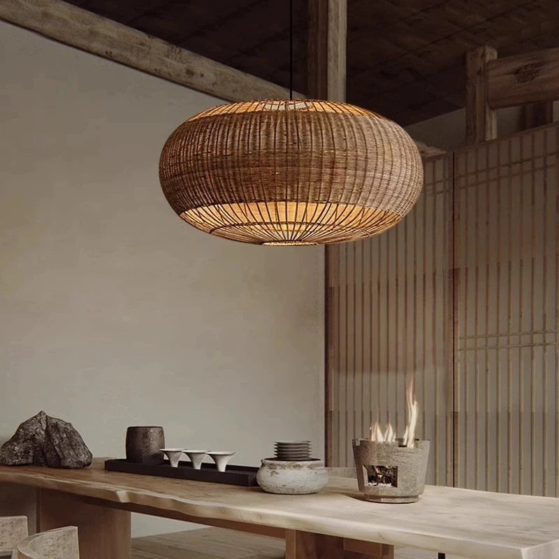 Modern Taklampa i Rotting Elegant och Justerbar