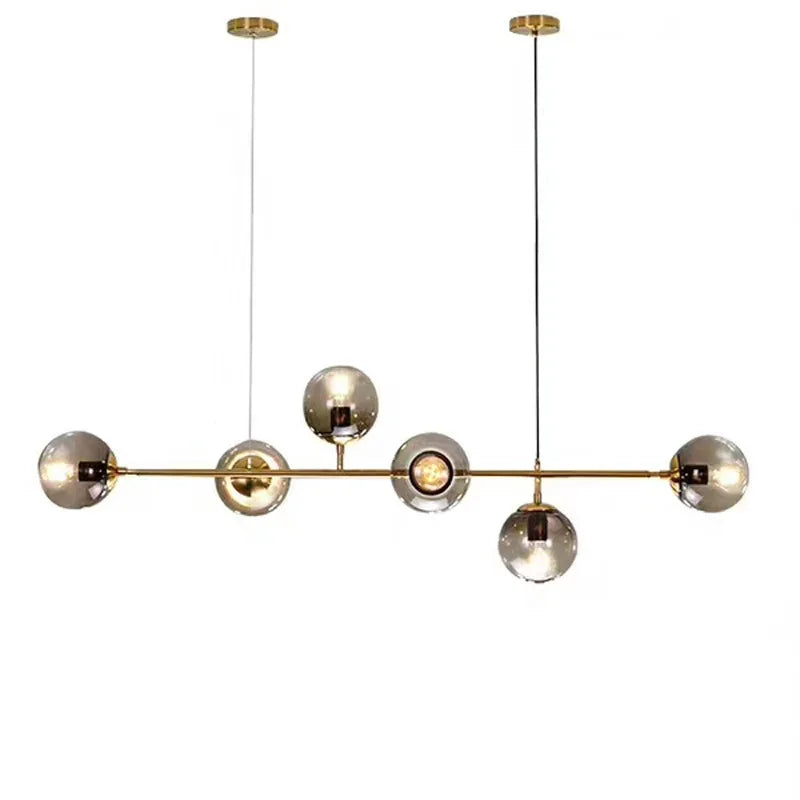 Modern Taklampa i Glas Elegant och Justerbar