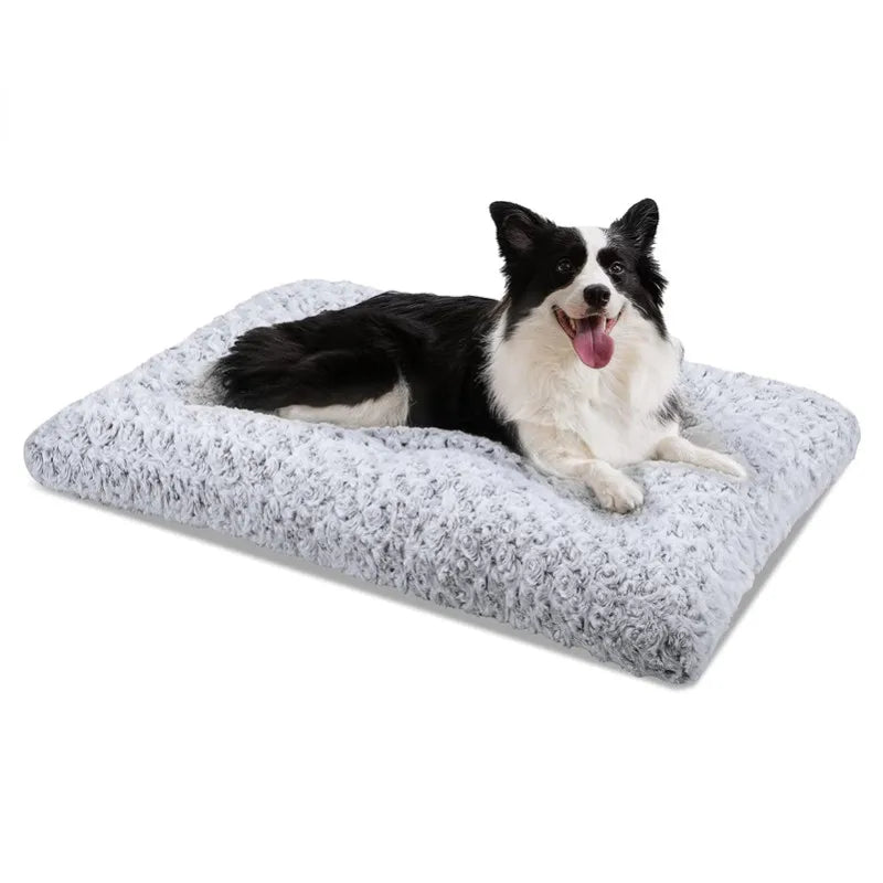Mjuk Anti Slip Plyschbädd för Hund och Katt