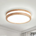 Alva LED-taklampa – Naturträ med tre ljusfärger