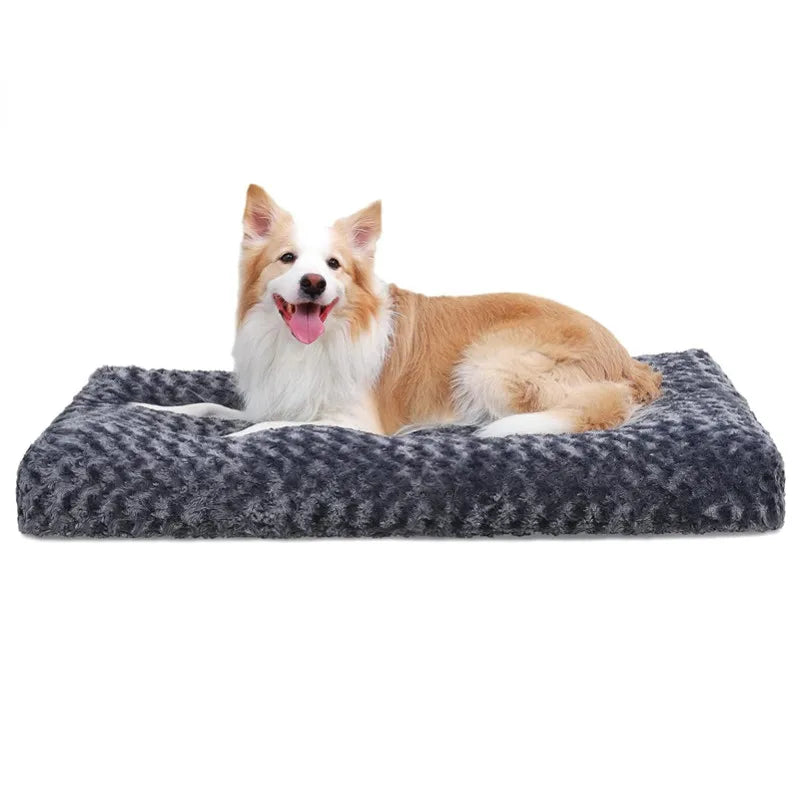 Mjuk Anti Slip Plyschbädd för Hund och Katt
